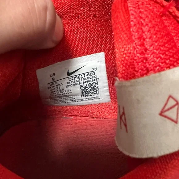 Nike Kyrie Red and White Sneakers - Picture 8 of 8